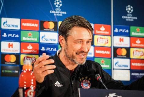 Chef-Trainer Nico Kovac (FC Bayern Muenchen) bei der Pressekonferenz, Pressekonferenz, AEK Athen vs. FC Bayern Muenchen, Fussball, Vorrunde, Champions League, 22.10.2018 Athen Athen Griechenland