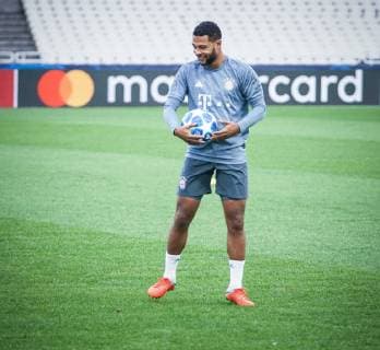 Serge Gnabry 22 (FC Bayern Muenchen), Training, AEK Athen vs. FC Bayern Muenchen, Fussball, Vorrunde, Champions League, 22.10.2018 Athen Athen Griechenland