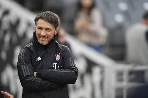 Bayern Munchen, official traininga Bayern Munchen s coach Niko Kovac in action during the official training of Bayern Munchen one day before the game for UEFA Champions League against AEK Athens, on Olimpic Stadium, Athens, Greece, 22 October 2018 Copyright: xAlexxNicodimx