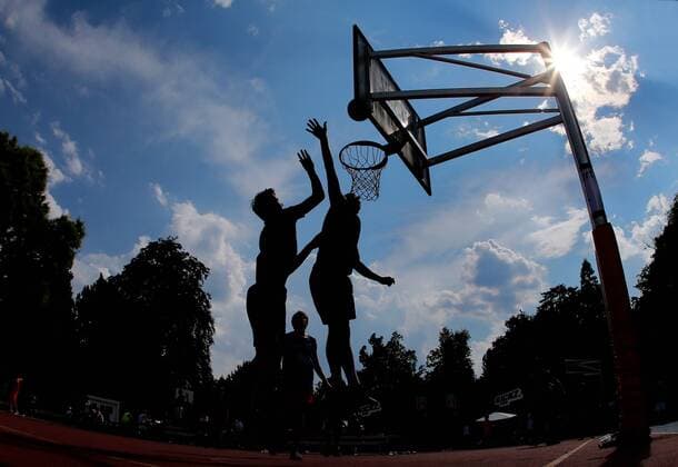 BAU 14.07.2018 Stuttgart Basketball Streetballfestival, Feature Schatten