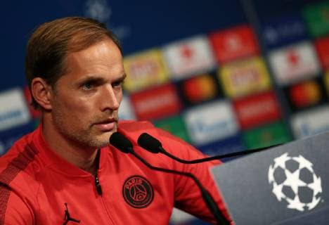 October 23, 2018 - Paris, France - PSG manager Thomas Tuchel at Parc des Princes in Paris, France on October 23, 2018. PSG press conference PK Pressekonferenz : UEFA Champions League Group C  - ZUMAn230 20181023_zaa_n230_199 Copyright: xMatteoxCiambellix