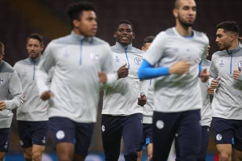 23.10.2018, Fussball, Saison 2018 2019, Champions League, Abschlusstraining und Abschlusstraining des FC Schalke 04 in Istanbul Türkei Breel EMBOLO (FC Schalke 04) Istanbul Türk Telekom Stadyumu Türkei