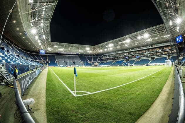 the Rhein Neckar Arena of TSG 1899 Hoffenheim during the UEFA Champions League group E match between TSG 1899 Hoffenheim and Olympique Lyonnais at Rhein-Neckar-Arena on October 23, 2018 in Sinsheim, Germany UEFA Champions League 2018 2019 xVIxVIxImagesx xGerritxvanxKeulenxIVx 12539505
