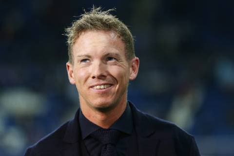 23.10.2018, xtvx, Fussball UEFA Champions League, TSG 1899 Hoffenheim - Olympique Lyon emspor, v.l. Trainer Julian Nagelsmann (TSG 1899 Hoffenheim) Portrait (DFL DFB REGULATIONS PROHIBIT ANY USE OF PHOTOGRAPHS as IMAGE SEQUENCES and or QUASI-VIDEO) Sinsheim