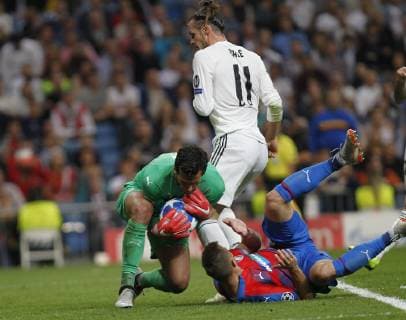 Soccer match between Real Madrid and Viktoria Plzen, of the Champions League 2018 2019, held at the Santiago Bernabeu stadium, in Madrid. (Photo: Jose Cuesta 261 Cordon Press). Gareth Bale