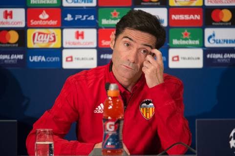 Fussball UCL - BSC Young Boys - FC Valencia Bern, 23.10.2018, Fussball Uefa Championsleague, Saison 2018 2019, BSC Young Boys - FC Valencia, Valencia Trainer Marcelino.