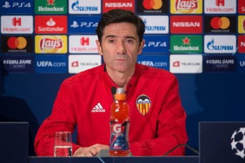 Fussball UCL - BSC Young Boys - FC Valencia Bern, 23.10.2018, Fussball Uefa Championsleague, Saison 2018 2019, BSC Young Boys - FC Valencia, Valencia Trainer Marcelino.