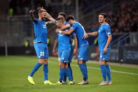 Sport Bilder des Tages TSG 1899 Hoffenheim - Olympique Lyon Deutschland, Sinsheim, 23.10.2018, Fussball, UEFA Champions League, Saison 2018 2019, 3. Spieltag, TSG 1899 Hoffenheim - Olympique Lyon: Andrej Kramaric (TSG 1899 Hoffenheim); Jubel Tor 2:1 Kramaric.