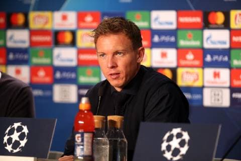 TSG 1899 Hoffenheim - Olympique Lyon Deutschland, Sinsheim, 23.10.2018, Fussball, UEFA Champions League, Saison 2018 2019, 3. Spieltag, TSG 1899 Hoffenheim - Olympique Lyon: Julian Nagelsmann (Trainer TSG 1899 Hoffenheim).