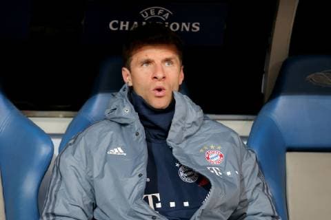 Thomas Mueller (FC Bayern Muenchen 25) auf der Bank, AEK Athen vs. FC Bayern Muenchen, Fussball, Champions League Gruppenphase, 23.10.2018 AEK Athen vs. FC Bayern Muenchen, Fussball, Champions League Gruppenphase, 23.10.2018 Athen Copyright: xEIBNER HarryxLangerx EP_HLR