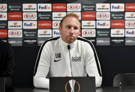 28.10.2018 Zuerich, Stadion Letzigrund Medienkonferenz vor dem Spiel FC Zuerich - Bayer Leverkusen. UEFA Europa League .Im Bild : Zuerichs Trainer Ludovic Magnin