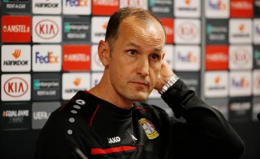 24.10.2018 Stadion Letzigrund Zürich , SCHWEIZ , Saison 2018 2019 Herren Fussball UEFA Europa League Medientermin Trainer Heiko Herrlich (Bayer Leverkusen)