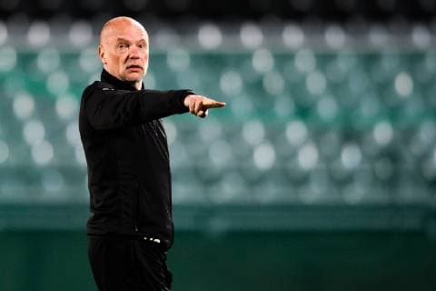 181024 Head coach Uwe Rösler of Malmö FF during a training session ahead of the Europa league match between Sarpsborg 08 and Malmö FF on October 24, 2018 in Sarpsborg. Photo: Petter Arvidson BILDBYRN kod PA 92136 Copyright: PETTERxARVIDSON BB181024PA063
