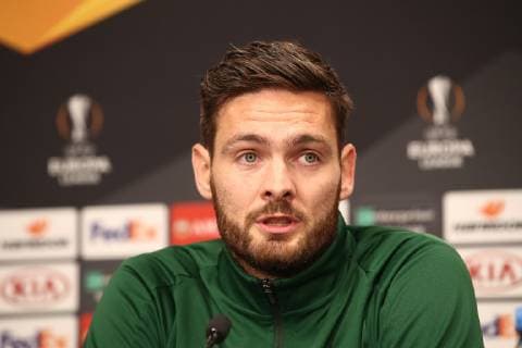 RB Leipzig - PK Euro League Leipzig, 24.10.2018, Red Bull Arena, Fussball, UEFA Europa League , PK am Vortag des Spiels RB Leipzig (GER) vs. Celtic Glasgow (SCO) , Im Bild: Torwart Craig Gordon (1, Celtic) ,