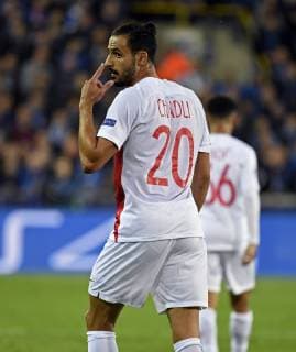 Nacer Chadli midfielder of Monaco FOOTBALL : Club Bruges vs AS Monaco - Ligue des Champions - Bruges - 24 10 2018 PhotoNews Panoramic  775218930