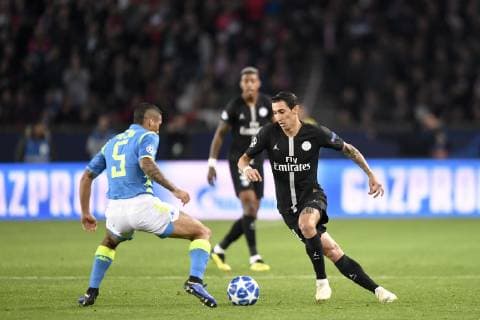 11 ANGEL DI MARIA (PSG) FOOTBALL : Paris SG vs Naples - Ligue des Champions - 24 10 2018 AnthonyBIBARD FEP Panoramic 
