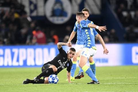 06 MARCO VERRATTI (PSG) FOOTBALL : Paris SG vs Naples - Ligue des Champions - 24 10 2018 AnthonyBIBARD FEP Panoramic 