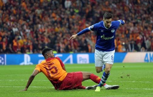 Schalke s Suat Serdar during Galatasaray - Schalke UEFA Champions League game at Turk Telekom Arena, 25th Oct. 2018  Copyright: TolgaxAdanali 16155254