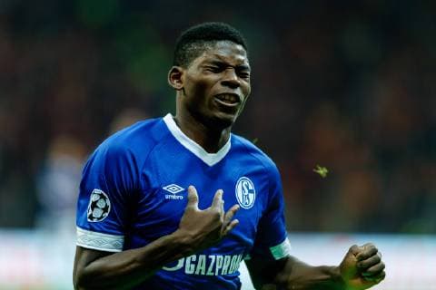 Tuerkei, Istanbul 24.10.2018, UEFA Champions League - 2018 19 Season, Vorrunde, Gruppenphase - Gruppe D - 3. Spieltag, Galatasaray Istanbul - FC Schalke 04, Breel Embolo (S04) gestikuliert, gestik ( DeFodi048