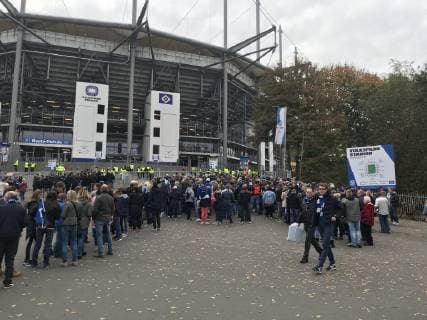 Ansicht vom Hamburger Volksparkstadion 21.10.2018