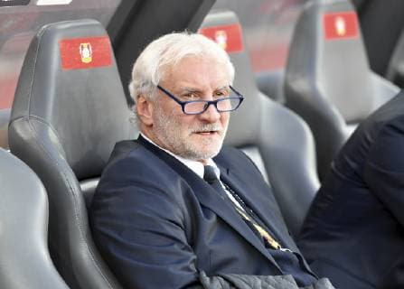 25.10.2018 Zuerich, Stadion Letzigrund Fussball Herren Saison 2018 2019 FC Zuerich - Bayer 04 Leverkusen. UEFA Europa League .Im Bild :Rudi Voeller Sportchef (Bayer 04 Leverkusen)