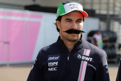 Photo4 LaPresse 25 10 2018 Mexico City,Mexico Grand Prix Formula One Mexico 2018 In the pic: Sergio Perez (MEX) Racing Point Force India F1 VJM11  Copyright: xPhoto4 LaPressex