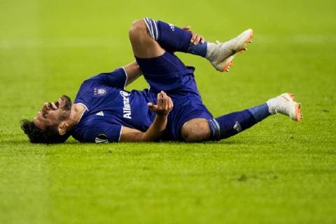 Anderlecht s Kenneth Kenny Saief reacts during the match between Belgian soccer team RSC Anderlecht and Turkish team Fenerbahce, Thursday 25 October 2018 in Anderlecht on the third day of the UEFA Europa League group stage, in group D. JASPERxJACOBS  x05455040x