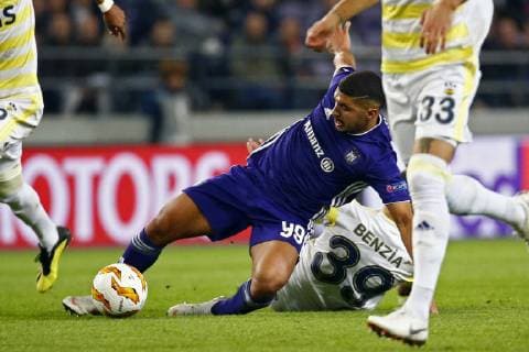 Zakaria Bakkali midfielder of Anderlecht FOOTBALL : RSC Anderlecht vs Fenerbahce - Ligue europeenne - 25 10 2018 PhotoNews Panoramic  775219992