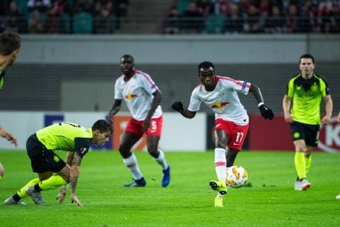 25.10.2018, xkvx, Fussball UEFA Europa League, RB Leipzig - Celtic Glasgow emspor, v.l. Bruma (RB Leipzig) (DFL DFB REGULATIONS PROHIBIT ANY USE OF PHOTOGRAPHS as IMAGE SEQUENCES and or QUASI-VIDEO) Leipzig