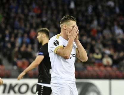 25.10.2018 Zuerich, Stadion Letzigrund Fussball Herren Saison 2018 2019 FC Zuerich - Bayer 04 Leverkusen. UEFA Europa League .Im Bild : Benjamin Kololli (FC Zuerich) Aktion Einzelbild