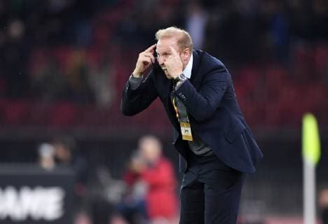 FUSSBALL EUROPA LEAGUE SAISON 2018 2019 Gruppenphase FC Zuerich - Bayer 04 Leverkusen 25.10.2018 Trainer Ludovic Magnin (FC Zuerich)