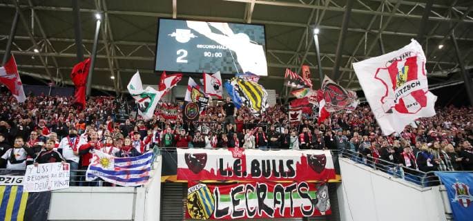 RB Leipzig - Celtic Glasgow Fussball Euro League Leipzig, 25.10.2018, Red Bull Arena, Fussball, UEFA Europa League , Gruppe B, Spieltag 3 , RB Leipzig (GER) vs. Celtic FC Glasgow FC (SCO) , Im Bild: Fans von RB Leipzig. , UEFA æregulations prohibit any use of photographs as image sequences and or quasi-video.