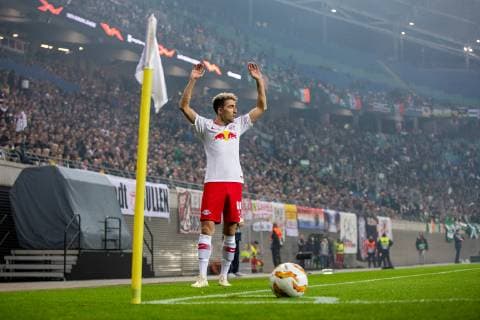 Mittelfeldspieler Kevin Kampl 44 von RB Leipzig ( FB-EL RB Leipzig - Celtic Glasgow Leipzig Copyright: xEIBNER HartmutxBoesenerx EP_HBR