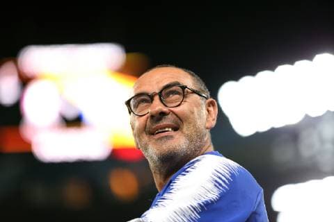 25th October 2018, Stamford Bridge, London, England; UEFA Europa League football, Chelsea versus FC Bate Borisov; Chelsea Manager Maurizio Sarri  ActionPlus12073329 JohnxPatrickxFletcher