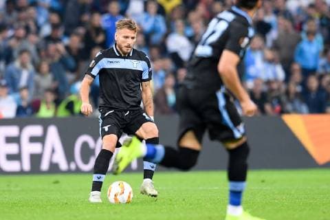 17 CIRO IMMOBILE (LAZ) FOOTBALL : Marseille vs Lazio Rome - Ligue Europa - 25 10 2018 FEP Panoramic 
