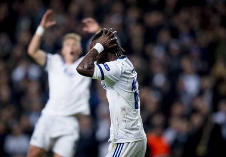 Dame N Doye, FC Koebenhavn med stor chance i Europa League kampen mellem FCK - SK Slavia Praha i Telia Parken torsdag den 25 oktober 2018. , Copenhagen Denmark  Copyright: Scanpix LiselottexSabroex COP101 spdk20181025-212955-L