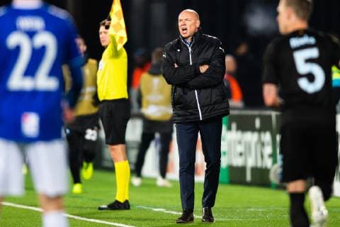 181025 Head coach Uwe Rösler of Malmö FF during the Europa League group stage match between Sarpsborg 08 and Malmö FF on October 25, 2018 in Sarpsborg. Photo: Petter Arvidson BILDBYRN kod PA 92137 Copyright: PETTERxARVIDSON BB181025PA037