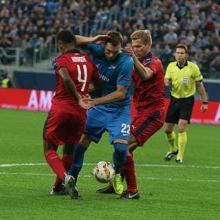 Russian Federation. St. Petersburg. Arena St. Petersburg . UEFA Europa League. Football. Group stage. Match group C . FC Zenit - FC Bordeaux. Player football club Zenit Artem Dziuba; Artyom Dzyuba MaksimxKonstantinov 