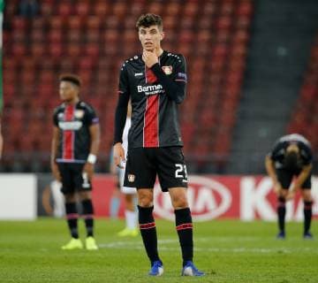 25.10.2018 Stadion Letzigrund Zürich , SCHWEIZ , Saison 2018 2019 Herren Fussball UEFA Europa League FC Zürich - Bayer 04 Leverkusen Kai Havertz (Leverkusen)