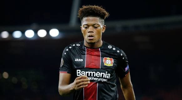 Sport Bilder des Tages 25.10.2018 Stadion Letzigrund Zürich , SCHWEIZ , Saison 2018 2019 Herren Fussball UEFA Europa League FC Zürich - Bayer 04 Leverkusen Leon Bailey (Leverkusen)