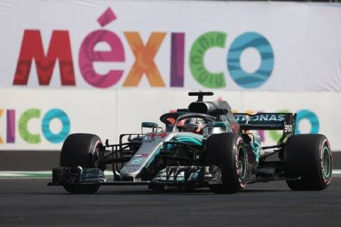 Sport Bilder des Tages Formel 1, GP von Mexiko Photo4 LaPresse 26 10 2018 Mexico City,Mexico Grand Prix Formula One Mexico 2018 In the pic: Lewis Hamilton (GBR) Mercedes AMG F1 W09  Copyright: xPhoto4 LaPressex