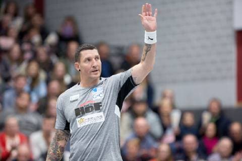 Sport Bilder des Tages Luebbecke, Deutschland 26.10.2018: Benefizspiel - 2018 2019 - DHB Allstars vs. Kreisauswahl Minden-Luebbecke Stefan Kretzschmar Kretzsche Luebbecke Nordrhein-Westfalen Deutschland Merkur Arena