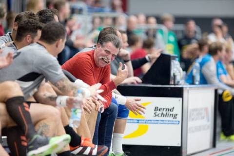 Luebbecke, Deutschland 26.10.2018: Benefizspiel - 2018 2019 - DHB Allstars vs. Kreisauswahl Minden-Luebbecke Heiner Brandt Luebbecke Nordrhein-Westfalen Deutschland Merkur Arena