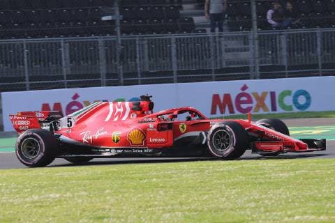 Formel 1, GP von Mexiko Photo4 LaPresse 26 10 2018 Mexico City,Mexico Grand Prix Formula One Mexico 2018 In the pic: Sebastian Vettel (GER) Scuderia Ferrari SF71H  Copyright: xPhoto4 LaPressex