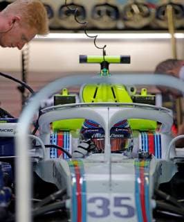 Russian pilot Sergey Sirotkin, of Williams, at the pits area during the first free practice prior to the Formula One Grand Prix, at the Hermanos Rodriguez racetrack, in Mexico City, Mexico, 26 October 2018. Dutch Max Verstappen, of Ref Bull, led today s practice with a timing of 1:16.656 minutes. Dutch MaxVerstappen leads the first free practice in Mexico !ACHTUNG: NUR REDAKTIONELLE NUTZUNG!  Copyright: xJosexMendezx MEX007 20181026-636761818487358863