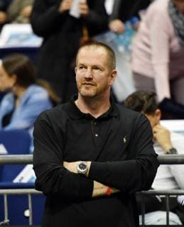 Bundestrainer Nationalmannschaft Henrik Rödl ALBA Berlin - MHP Riesen Ludwigsburg Basketball, easy Credit BBL , Herren, men, Saison 2018 2019 Berlin, 12.10.2018 , Mercedes-Benz Are26