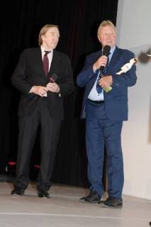 Beides Walther Bensemann-Preisträger,Günter Netzer (2013) und Horst Hrubesch (2018) Walther Bensemann-Preis 2018 Nuernberg Copyright: xEIBNER RZYx EP_RZY