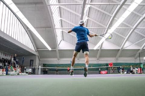 Louis Wessels (GER) 2 , Finale und Zweitplatzierter, Tennis Future Hamburg 2018, Hamburg, 27.10.2018,