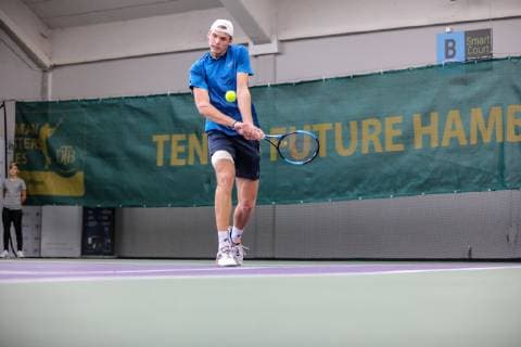 Louis Wessels (GER) 2 , Finale und Zweitplatzierter, Tennis Future Hamburg 2018, Hamburg, 27.10.2018,