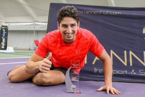 Sieger 2018: Altug Celikbilek (TUR) 4 , Tennis Future Hamburg 2018, Hamburg, 27.10.2018,